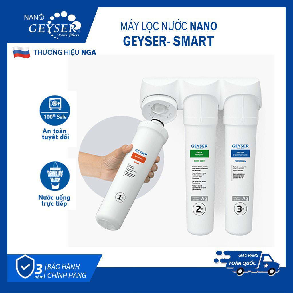 Máy lọc nước Nano Geyser Smart