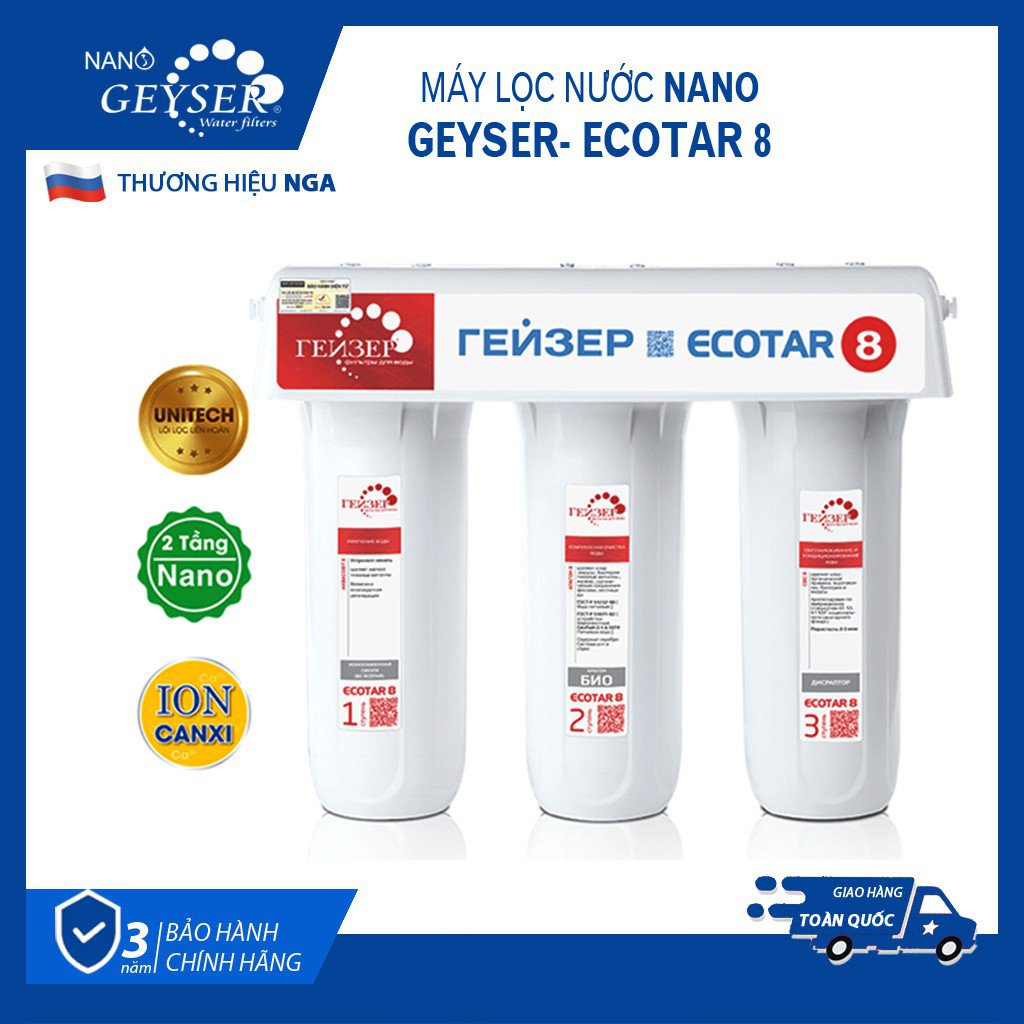 Máy Lọc Nước Nano Geyser Ecotar 8
