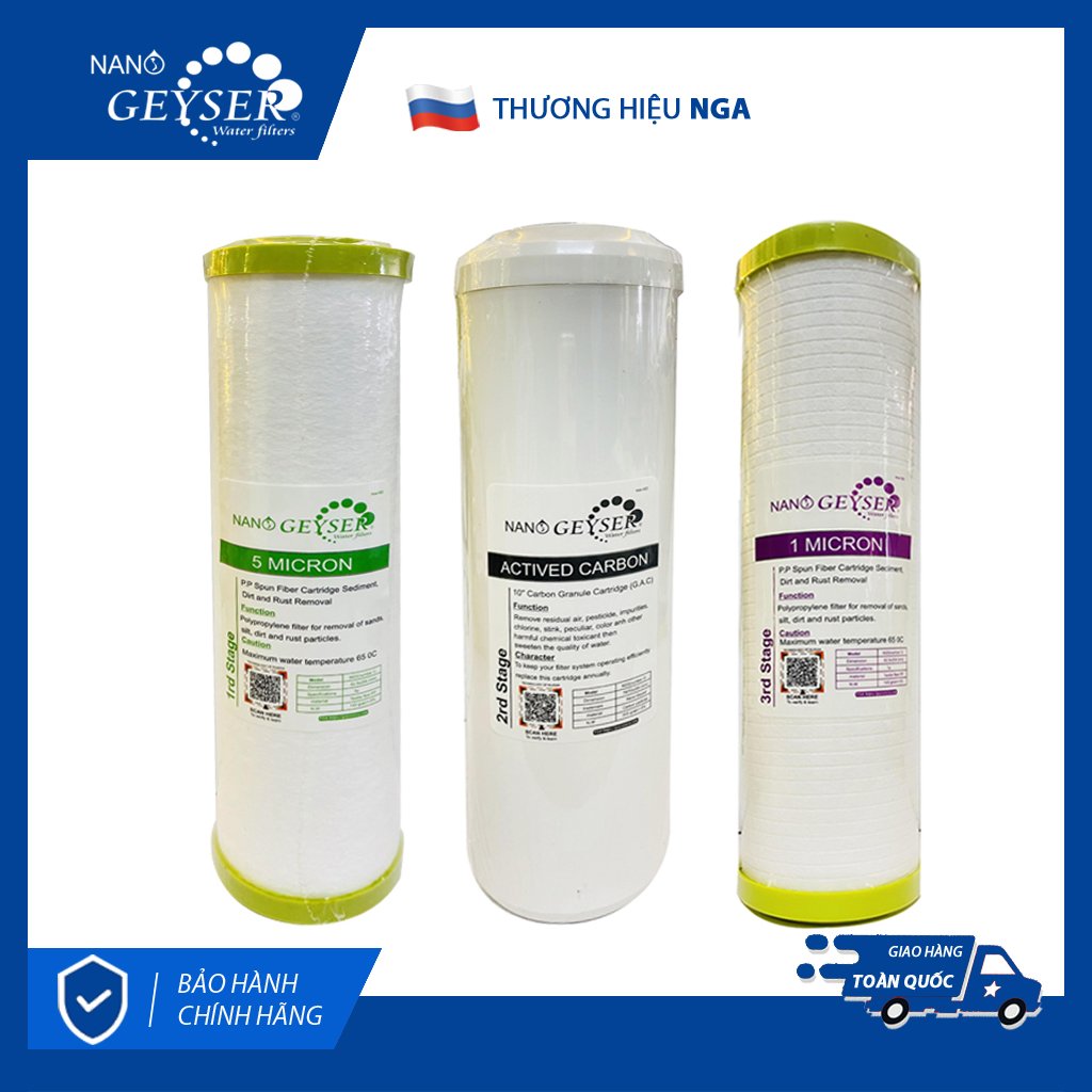 Lõi lọc nước 123 RO Geyser