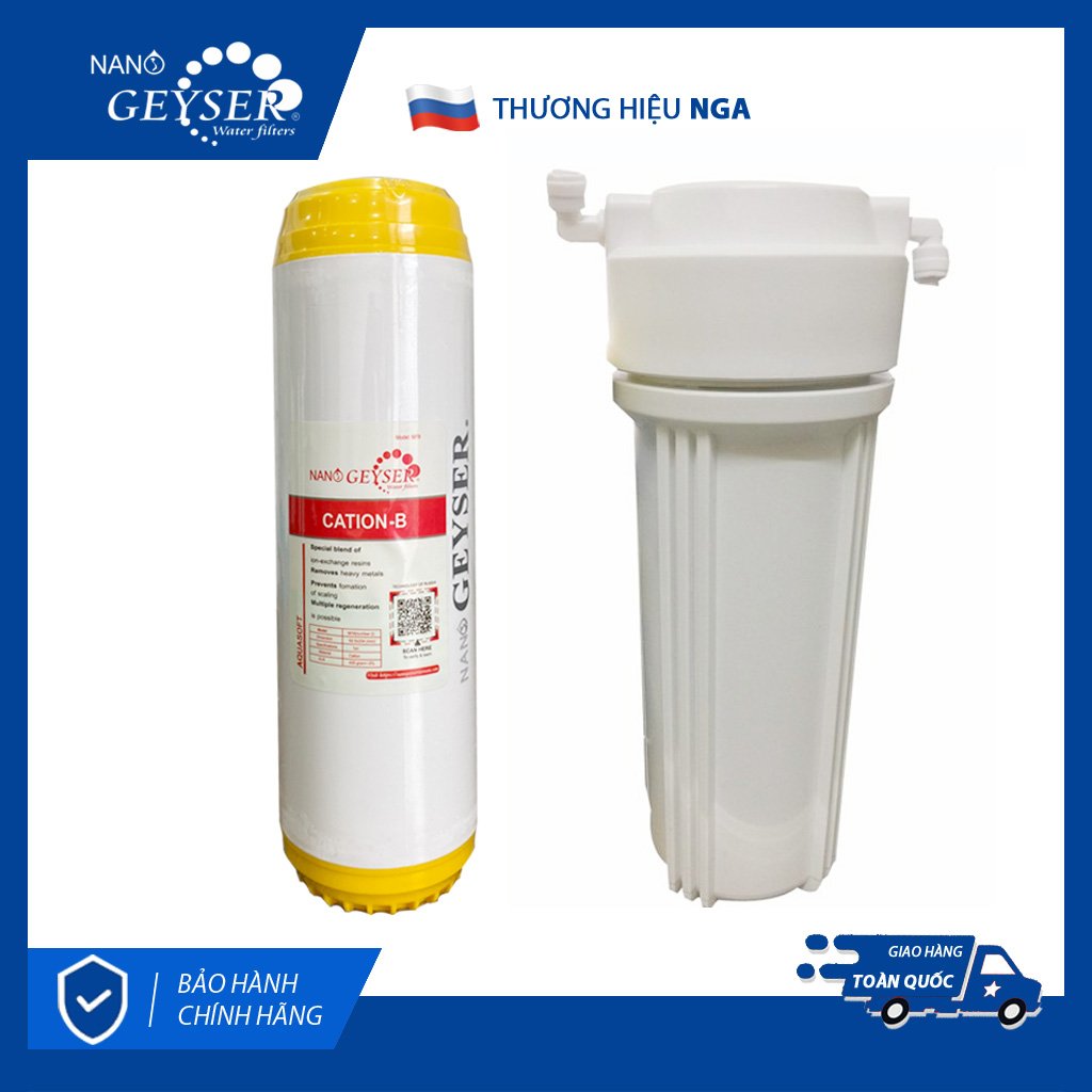 Bộ lọc thô Nano làm mềm nước BS Cation B 10 Inch