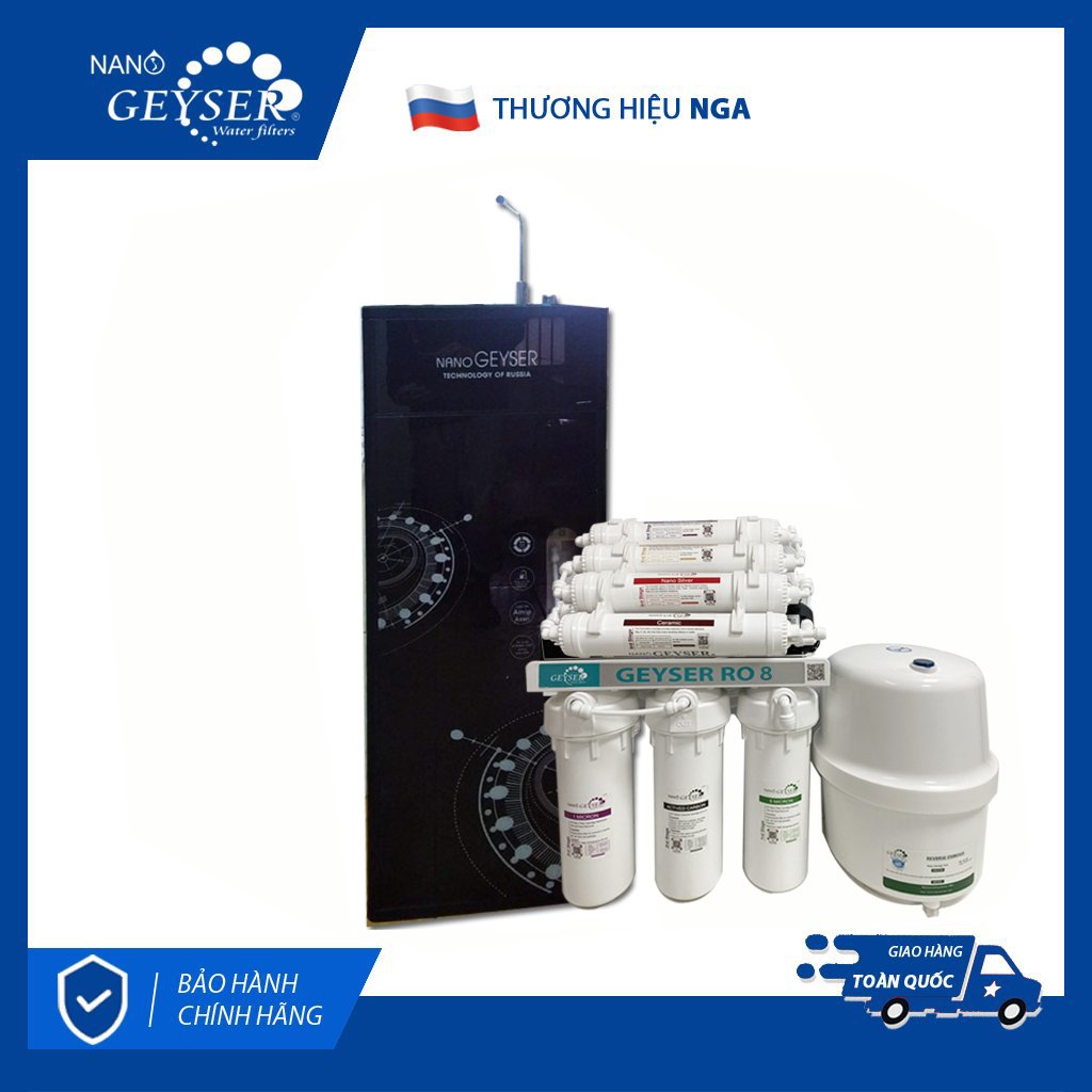 Máy lọc nước GEYSER RO 8 – Kèm tủ cường lực