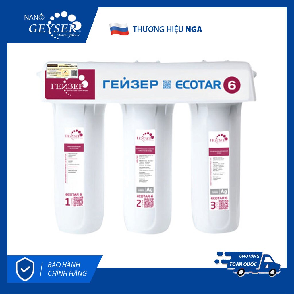 Máy lọc nước Ion Canxi Geyser Ecotar 6