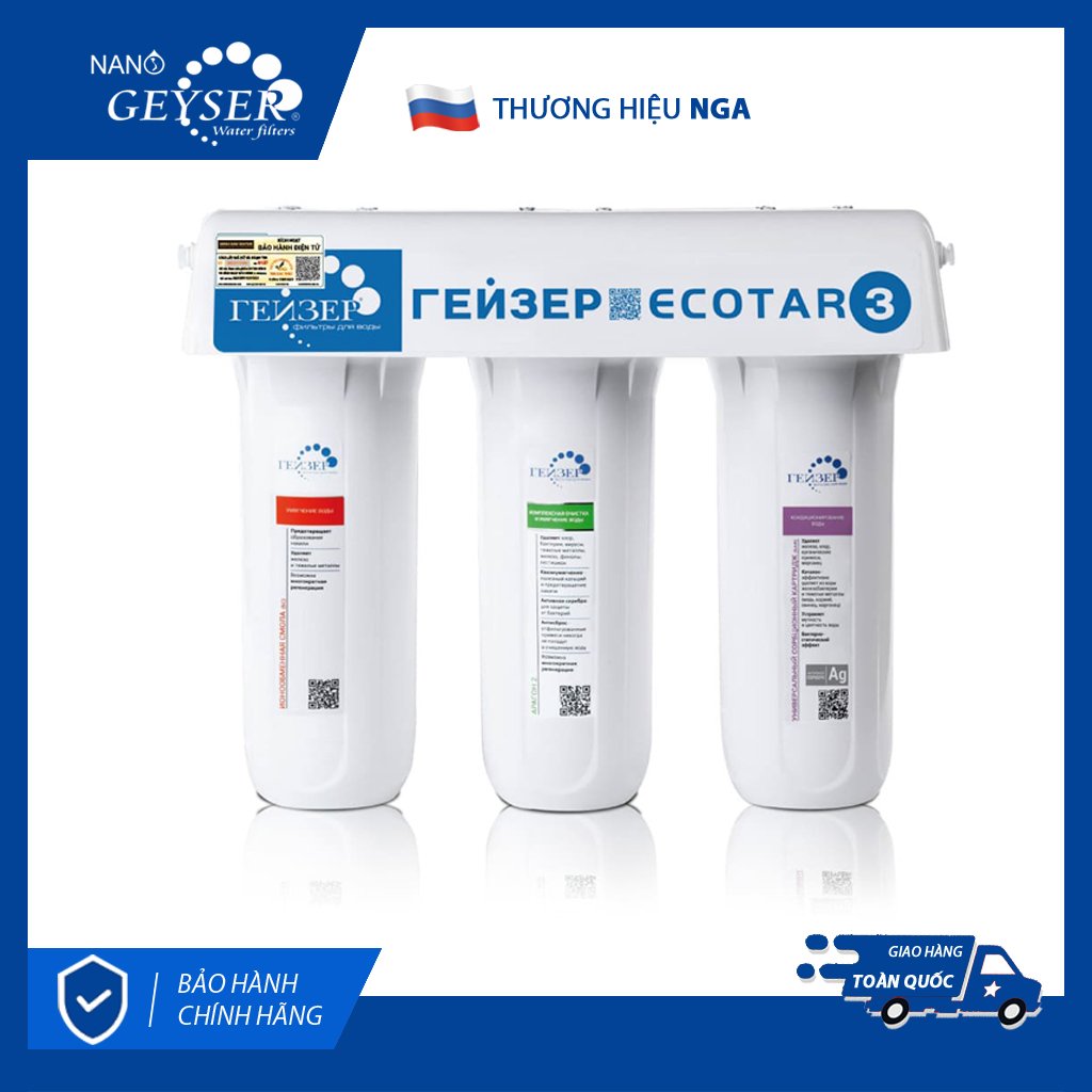Máy lọc nước Nano Geyser Ecotar 3